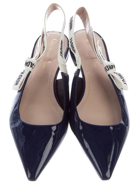 dior flats slingback|christian dior slingback flats.